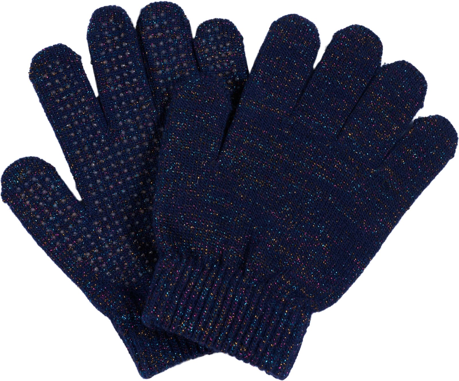Equipage Luna Magic Handsker - Navy m. Glitter 
