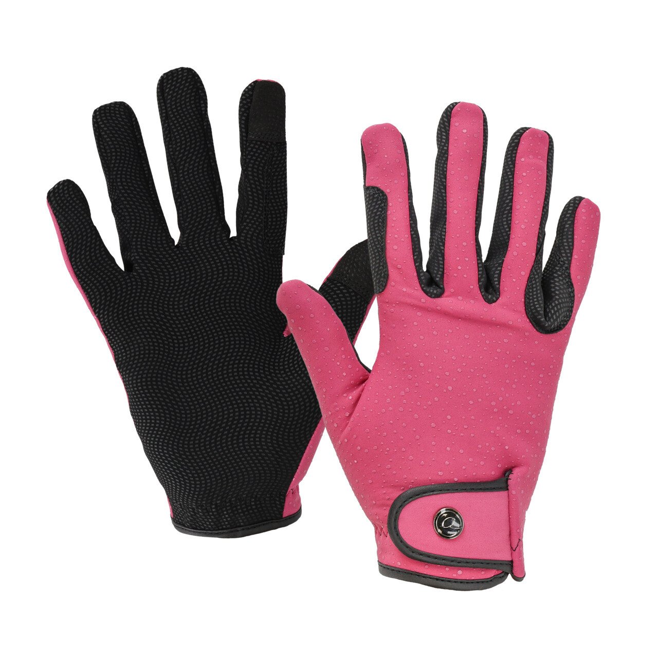 QHP Isalyn Junior Ridehandsker - Balloon Pink 