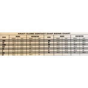 Ariat Close Contour Show Chap - Brun 