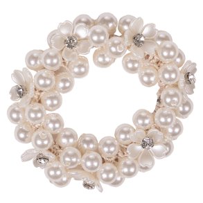 QHP Flower Elastik - Hvid 