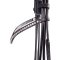 QHP Cyrelle Rundsyet Trense - Sort m. Stl 