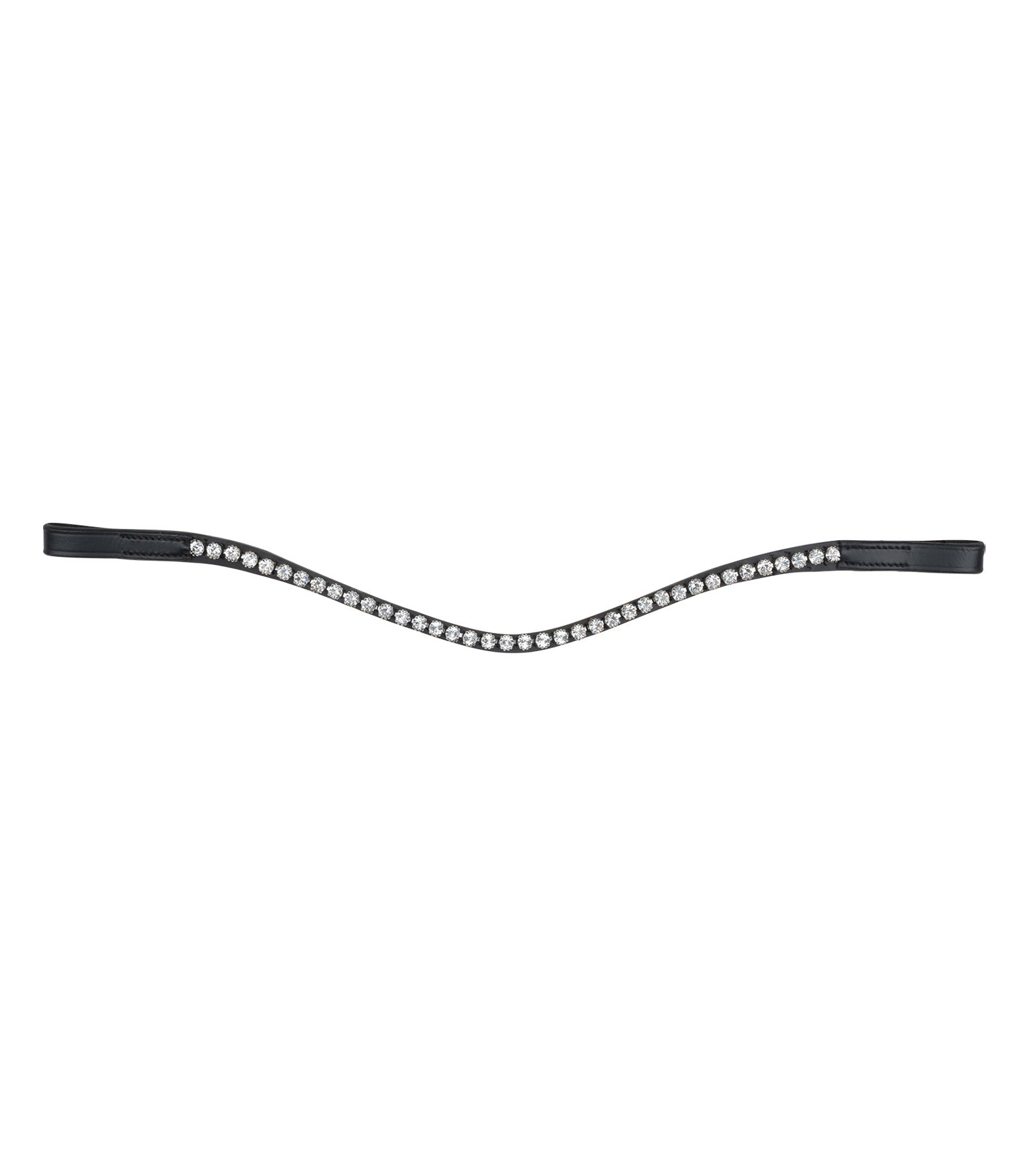 Waldhausen X-line Glam Pandebnd - Sort m. Crystal 