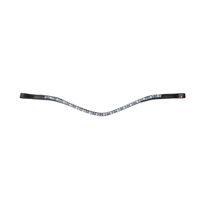 Waldhausen X-line Glam Pandebnd - Sort m. Silverblue, Petrol & Slv 