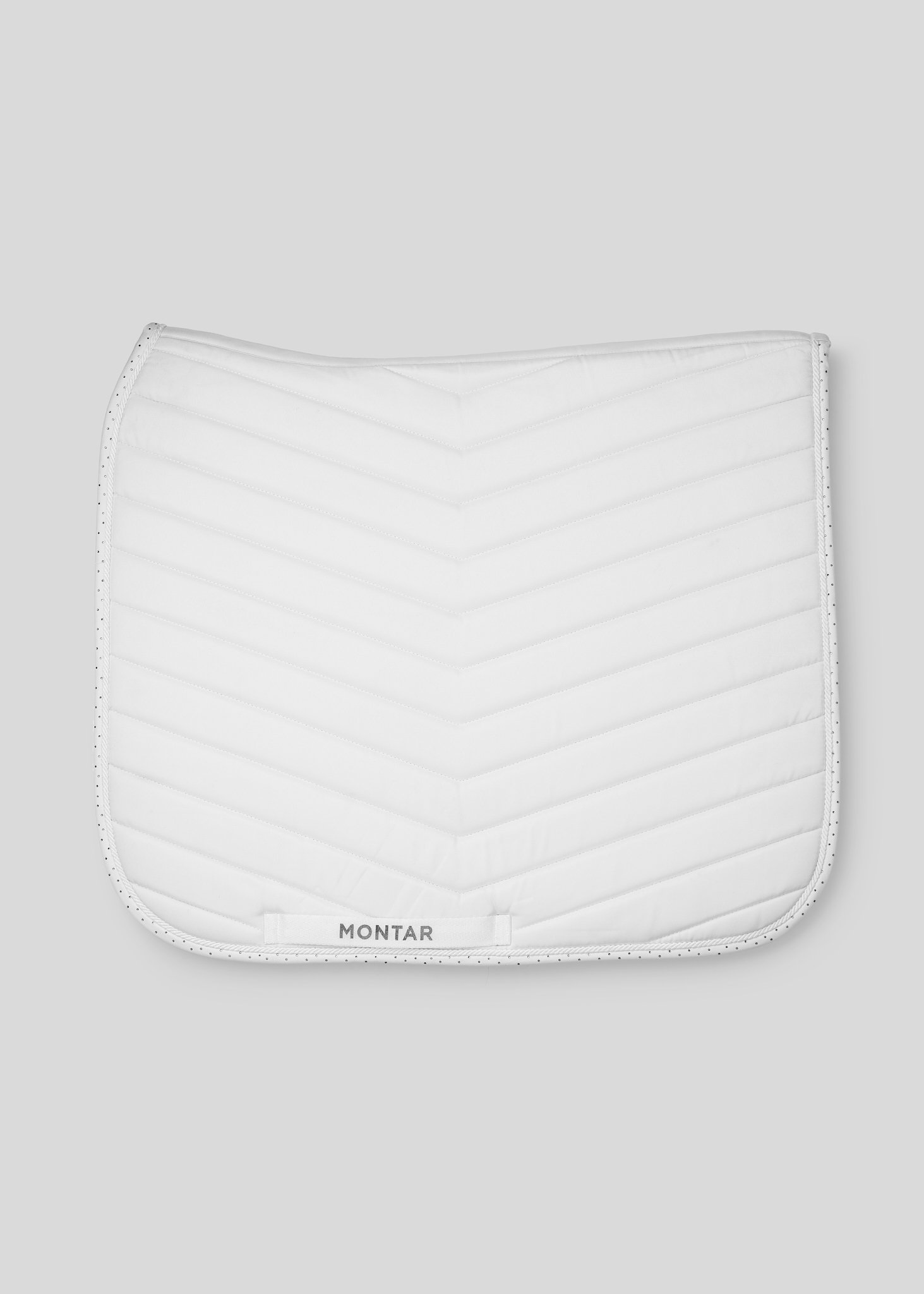 Montar Fair Underlag - Hvid m. Gun Metal Crystal 