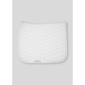 Montar Fair Underlag - Hvid m. Gun Metal Crystal 