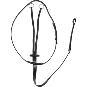 HorseGuard Martingal - Sort m. Stl 