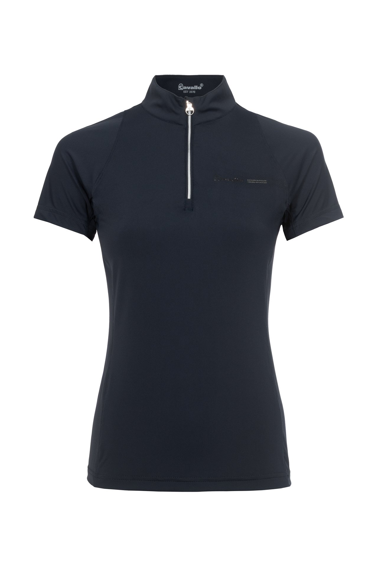 Cavallo Cavalberri Functional Zip Polo - Dark Blue 