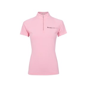 Cavallo Cavalberri Functional Zip Polo - Powder Pink 