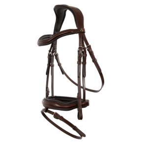 BR Luton Kombineret Anatomisk T-flash Trense - Brun