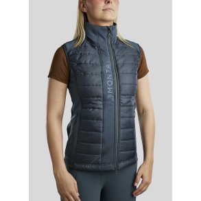 Montar Emma Quilt Vest - Dark Slate