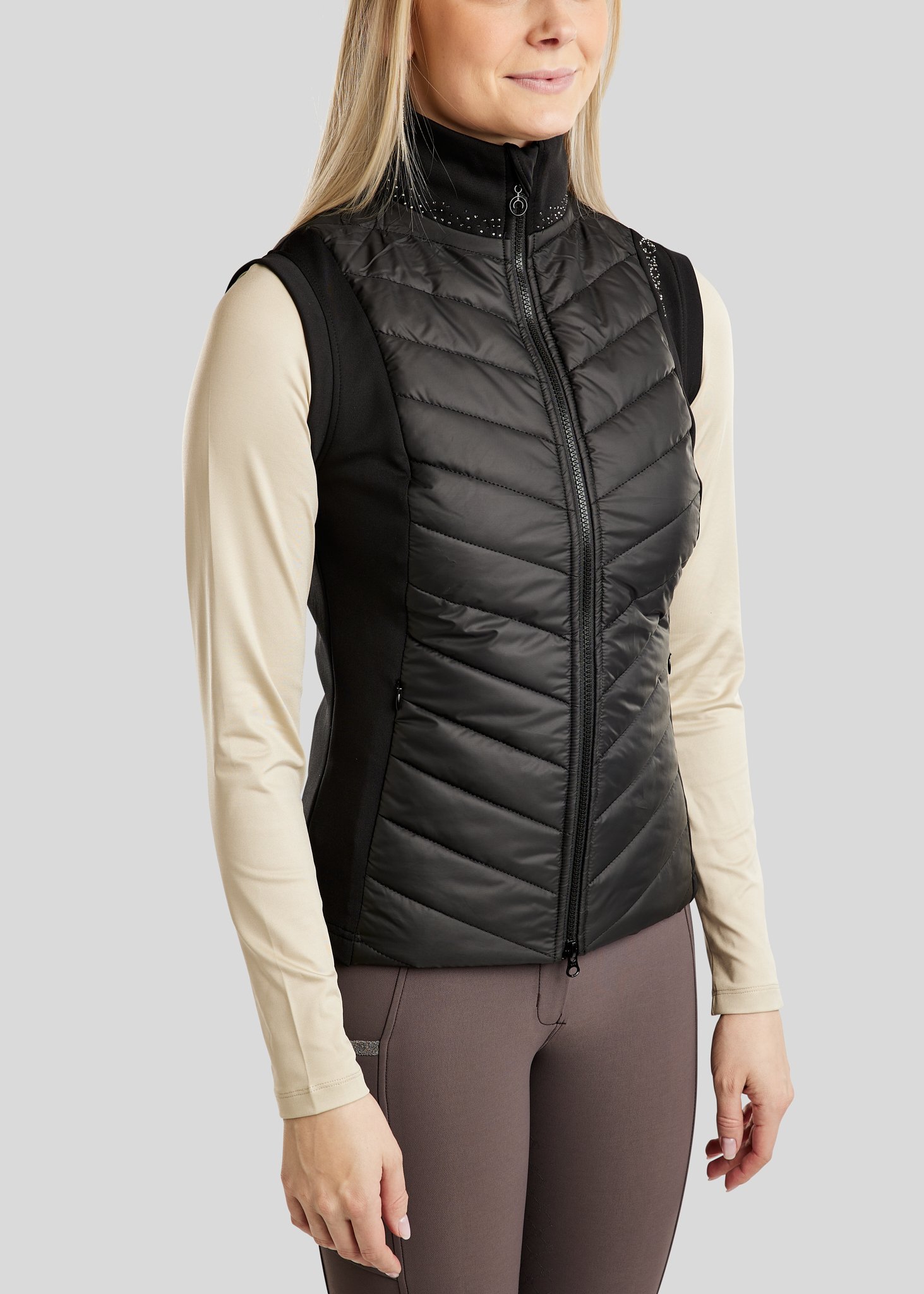 Montar Emilia Hybrid Vest - Sort 