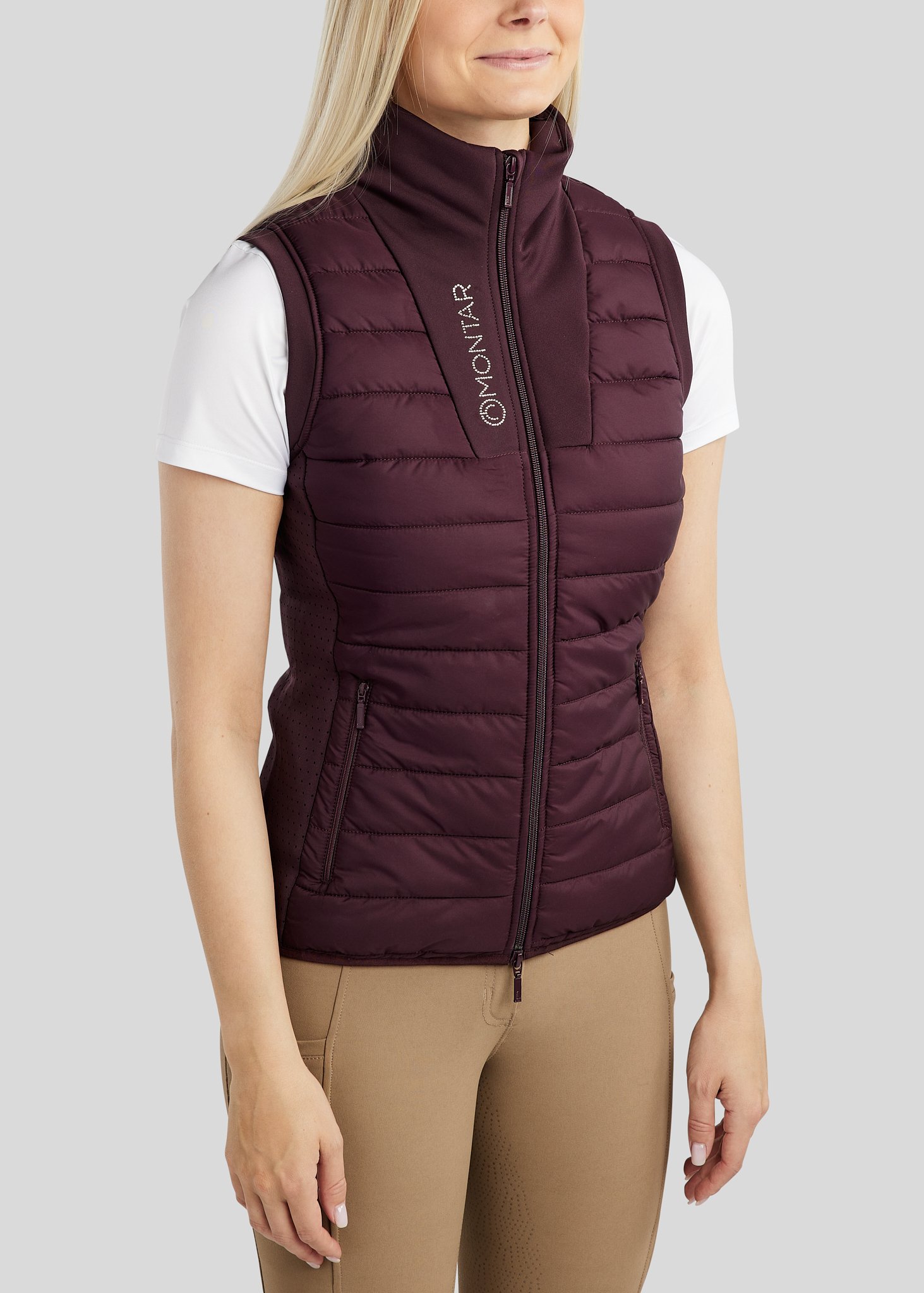 Montar MoCaroline Hybridvest - Fig m. Champagne