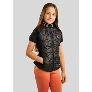 Montar Viv Ava Logo Junior Hybrid Vest - Sort 