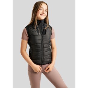 Montar MoCaroline Junior Hybridvest - Sort m. Champagne 