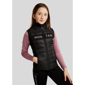Montar Cha Junior Hybrid Vest - Sort 