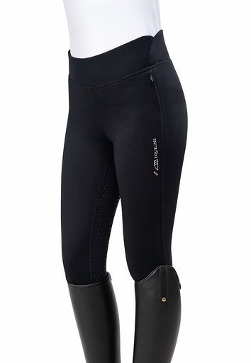 Equiline Donna Full Grip Tights - Sort 