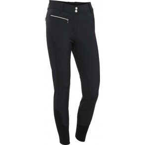 Equipage Alissa Ridebukser m. Grip - Sort