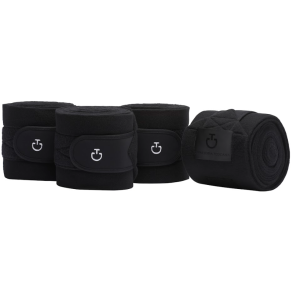 Cavalleria Toscana 4 Tech Bandager - Sort m. Hvid Logo 