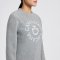 Cavalleria Toscana Fleece Crew Neck Pullover - Stone Grey 