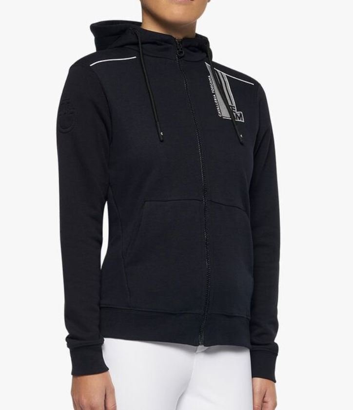 Cavalleria Toscana Junior Team Daytona Zip Hoodie - Navy 