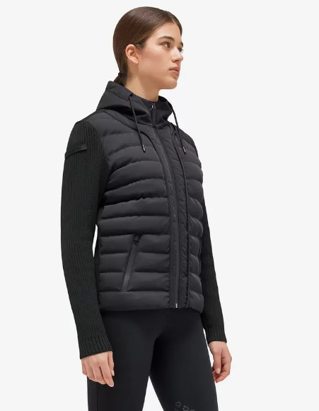 Cavalleria Toscana Hybrid Puffer Jakke - Sort 