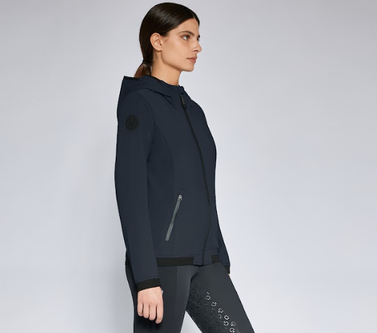 Cavalleria Toscana Perforated Softshell Jakke - Navy