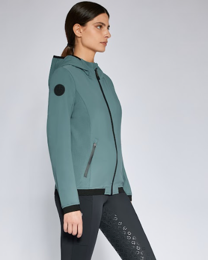 Cavalleria Toscana Perforated Softshell Jakke - Petrol 