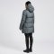 Cavalleria Toscana Hodded Down Padded Long Parka - Stormy Grey 