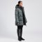 Cavalleria Toscana Hodded Down Padded Long Parka - Stormy Grey 