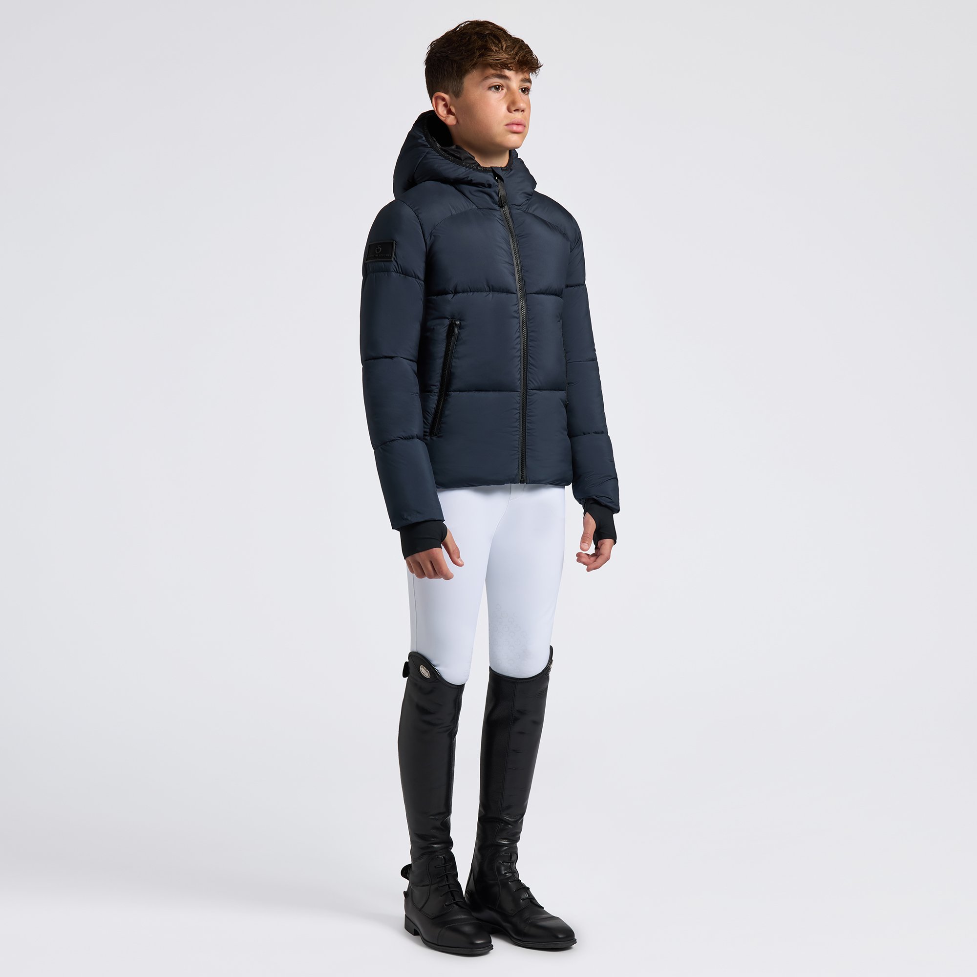 Cavalleria Toscana Puffer Junior Jakke - Navy 