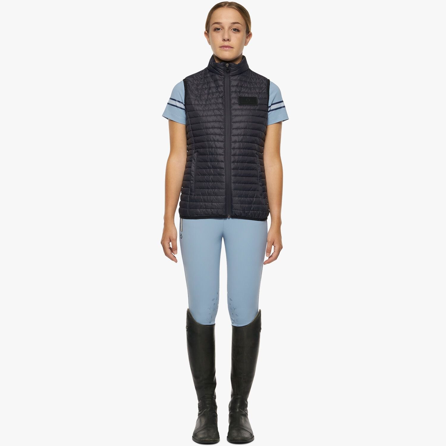 Cavalleria Toscana Junior Vest - Navy      