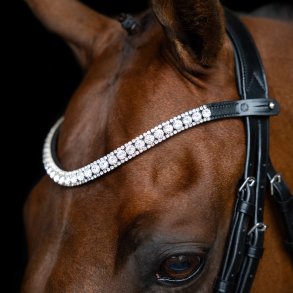 Imperial Riding IRHSlim Pandeb�nd - Sort m. Silver 
