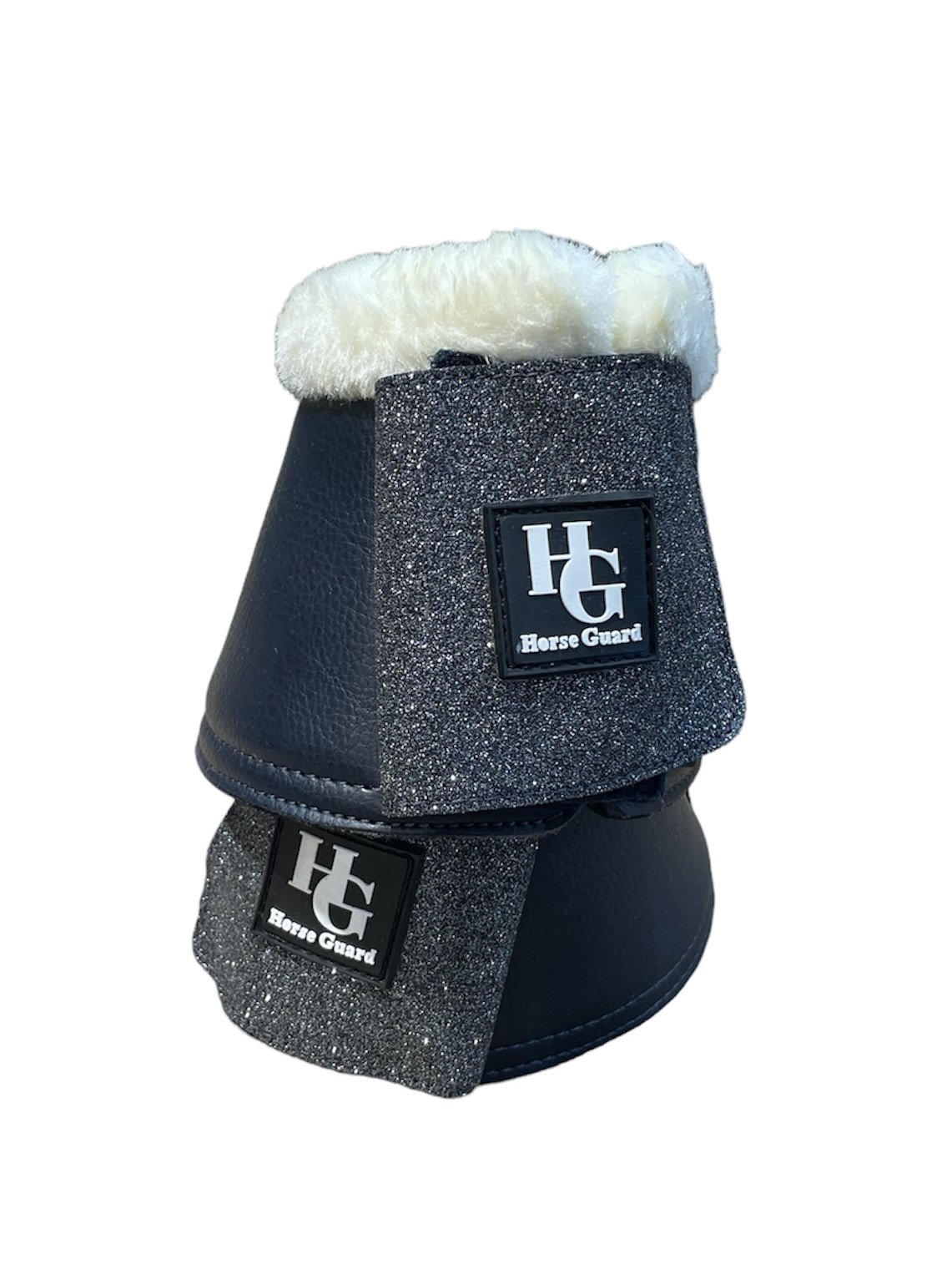 HorseGuard Leela Glitter Klokker m. Faux Fur - Navy 