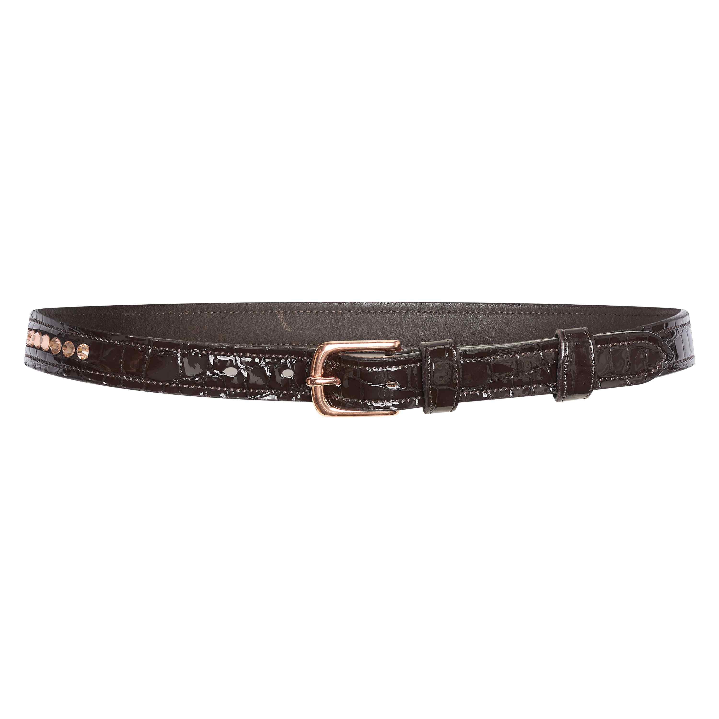 Imperial Riding IRHOlania Sparkle B�lte - Sort m. Lak & Rosegold