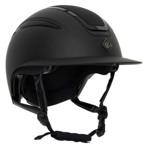 Imperial Riding IRHOlania Ridehjelm - Mat Sort m. Glitter 