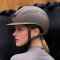 Imperial Riding IRHOlania Big Visor Ridehjelm - Mat Brun m. Glitter 