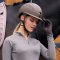 Imperial Riding IRHOlania Big Visor Ridehjelm - Mat Brun m. Glitter 