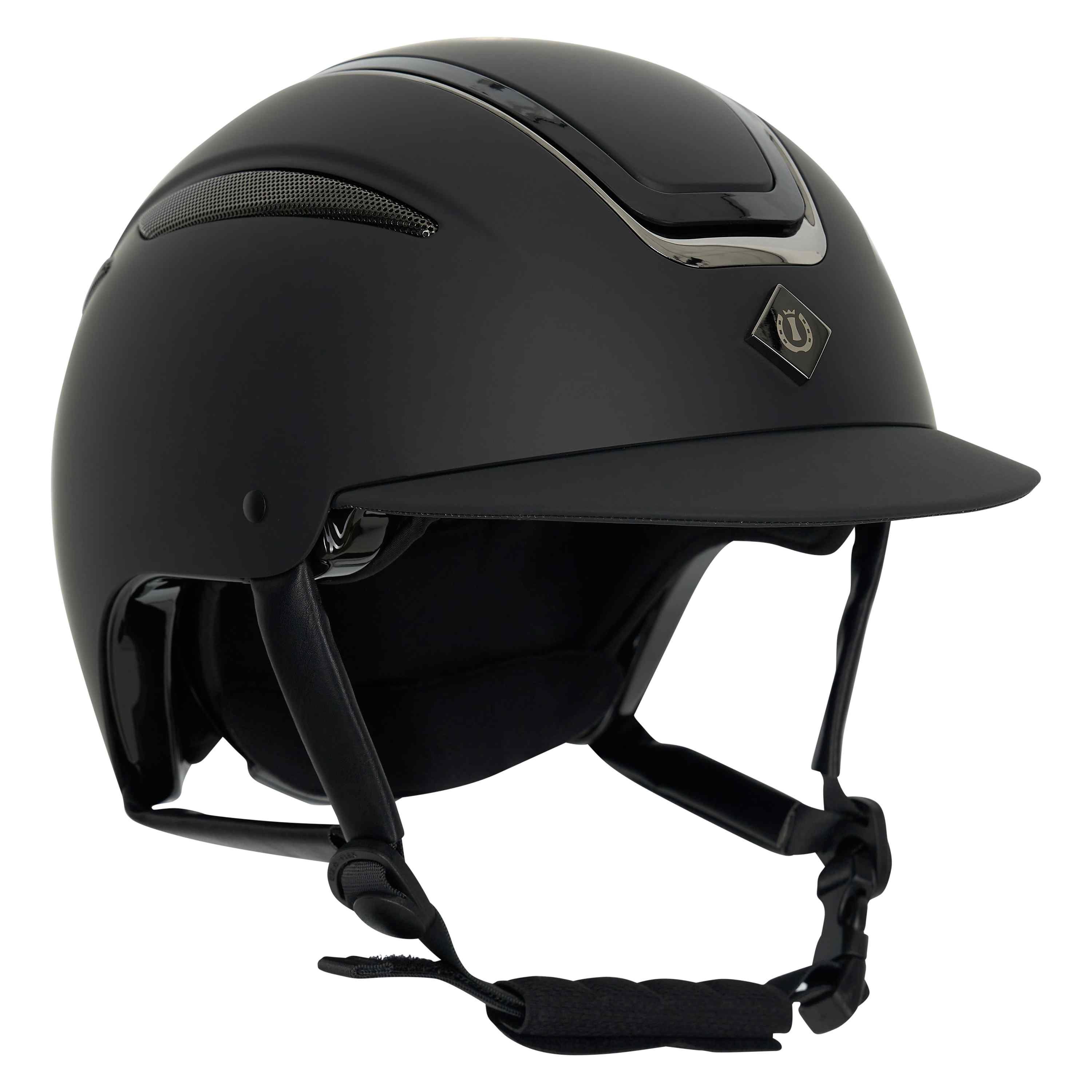Imperial Riding IRHOlania Small Visor Ridehjelm - Mat Sort