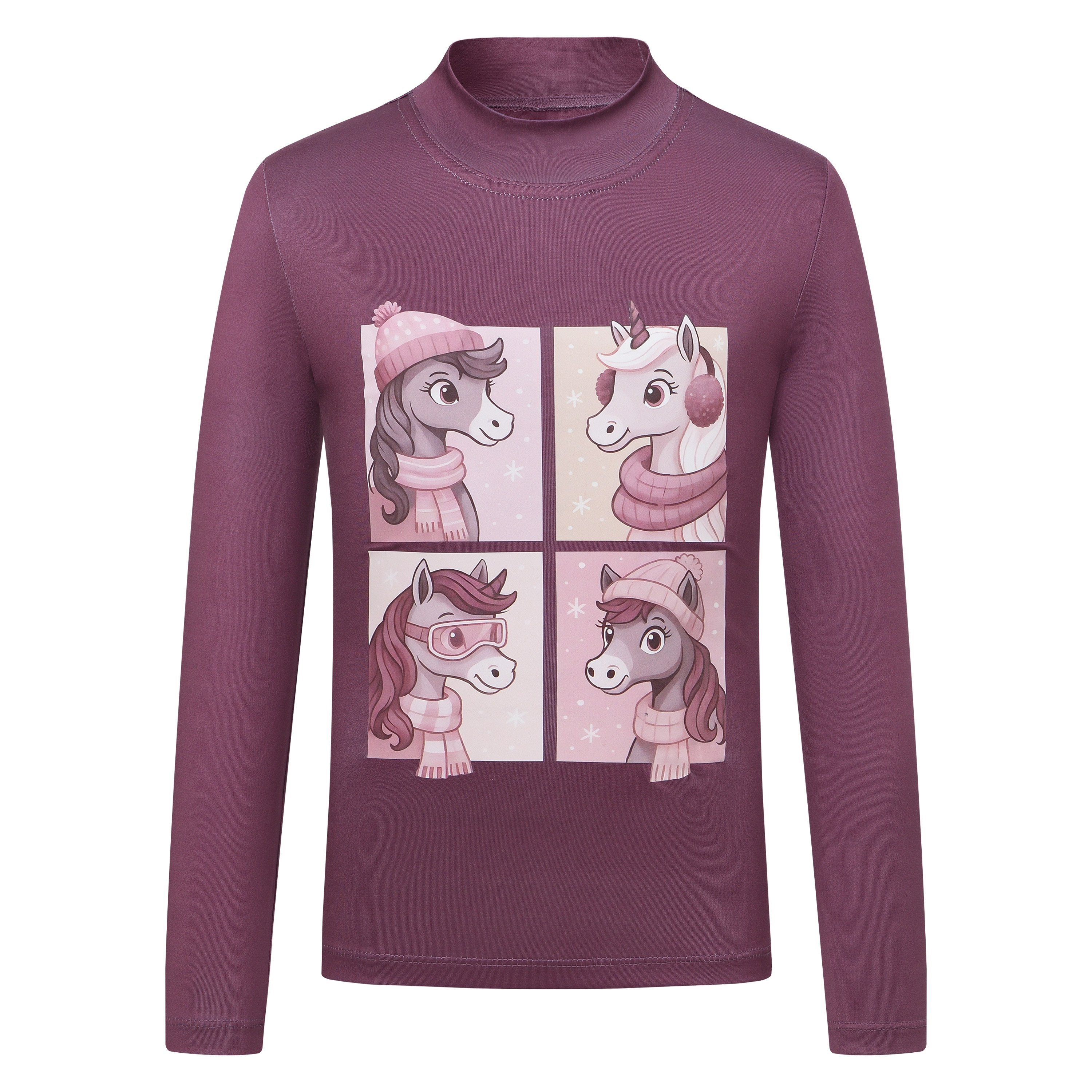 Imperial Riding IRHEnjoy Frosty L/S T-shirt - Dark Mauve 