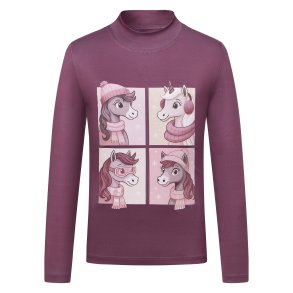 Imperial Riding IRHEnjoy Frosty L/S T-shirt - Dark Mauve 