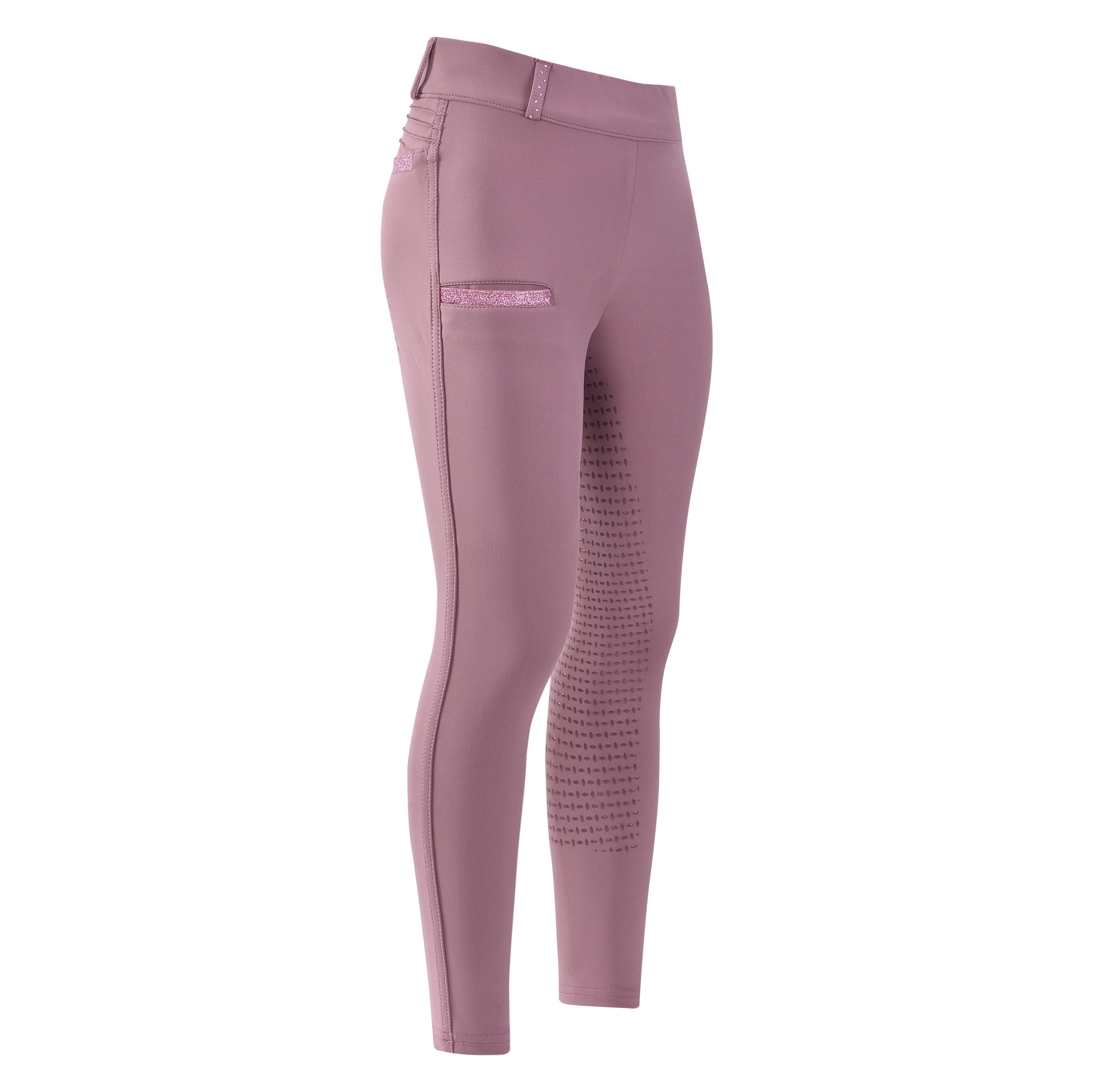 Imperial Riding IRHComfi Sparks Junior Vinter Tights - Mauve 