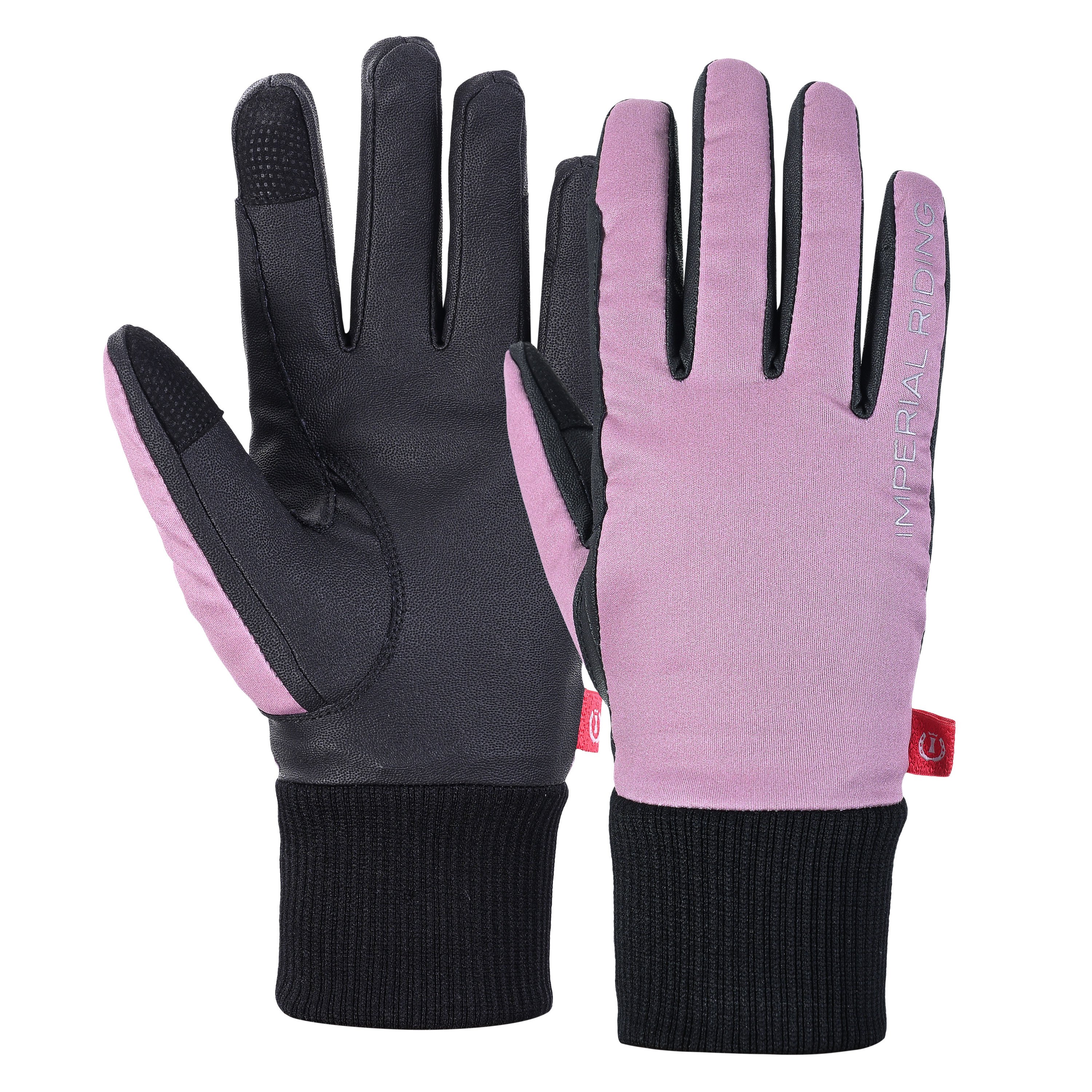 Imperial Riding IRHHide & Shine Junior Handsker - Mauve 