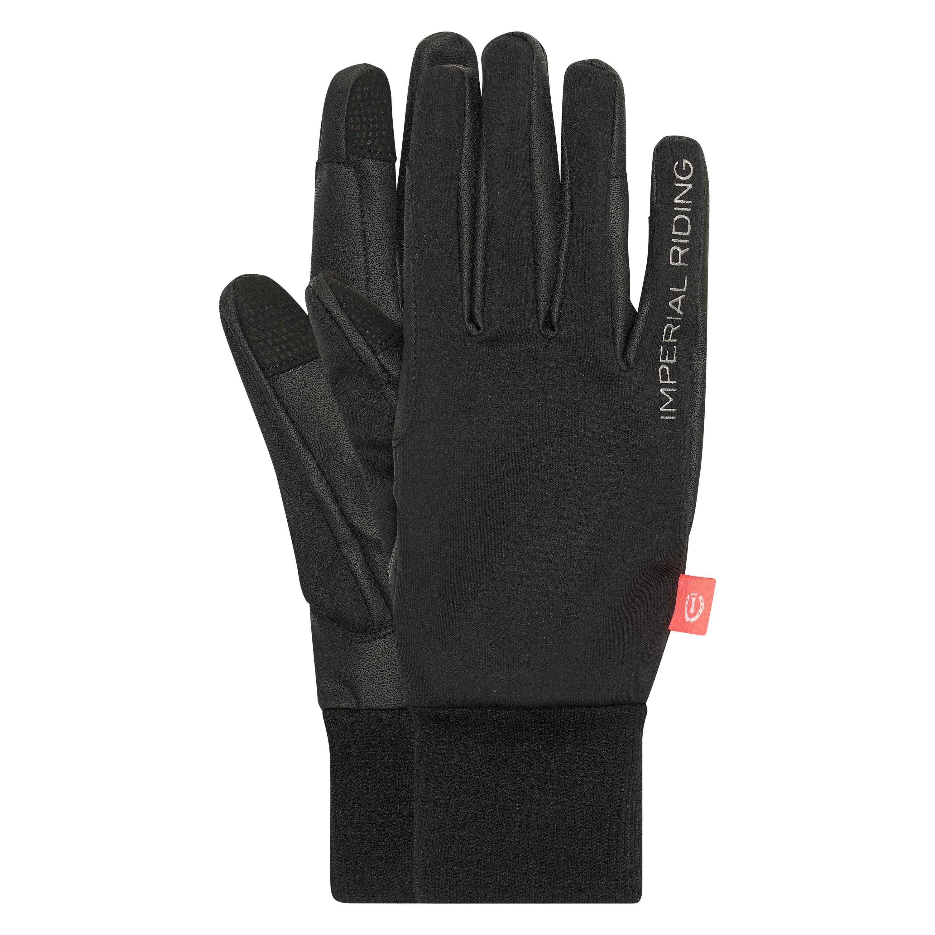Imperial Riding IRHHide & Shine Junior Handsker - Sort 