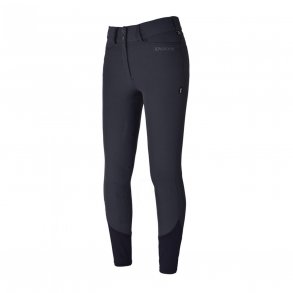 Kingsland Classic Kadi Ridebukser m. Grip - Grey Pinstripe 