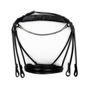 Finesse Bridles Cassidy Kandar - Sort m. Slv 