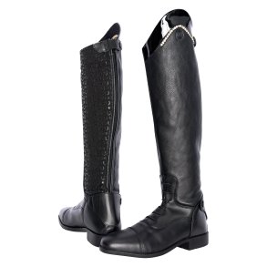 Imperial Riding IRHWalker Glam Junior Ridest�vle - Sort m. Lak & Glimmer
