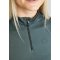 Montar Elaine Lasercut S/S Polo - Dark Slate 