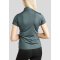 Montar Elaine Lasercut S/S Polo - Dark Slate 