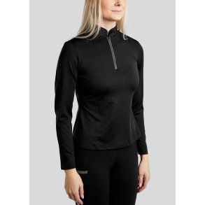 Montar Gaia L/S trje m. Gun Metal Caviar - Sort 