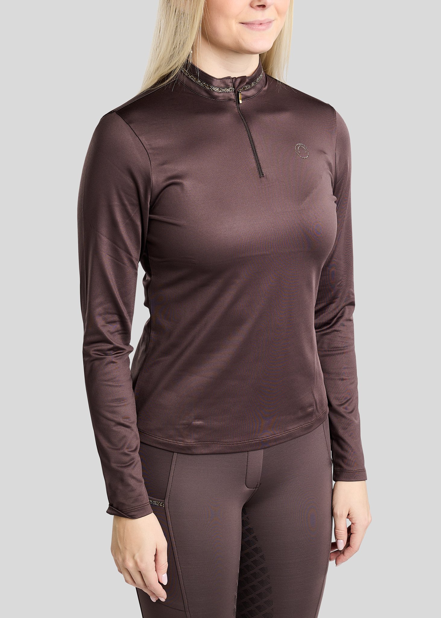 Montar MoVeronica Thermo L/S Tr�je - Black Peony 